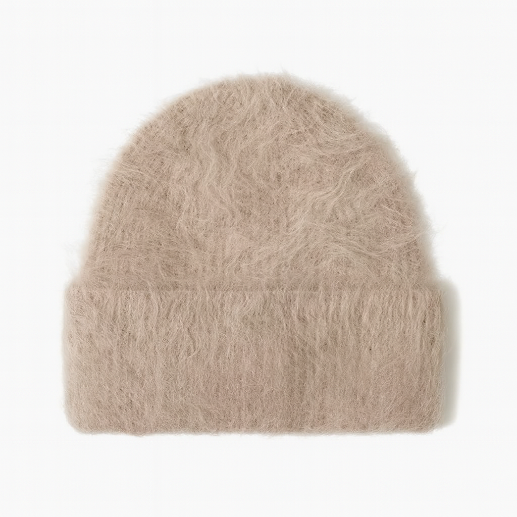Knitlab Fuzzy Knit Beanie Dam - onesize