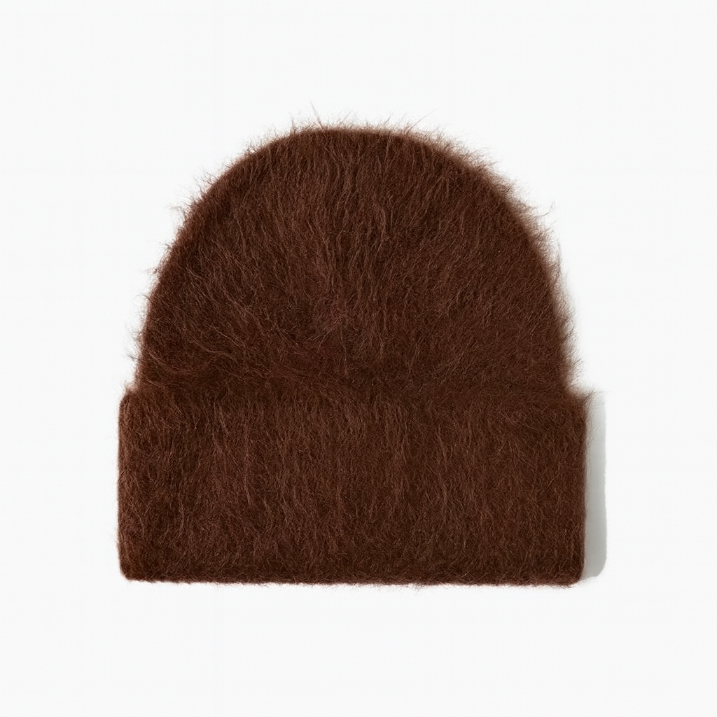 Knitlab Fuzzy Knit Beanie Dam - onesize
